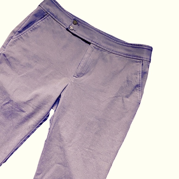 Chaps Classic Capri Khaki Pants , Relaxed Fit Capri Pants , Womens Capri Jeans - Picture 5 of 9